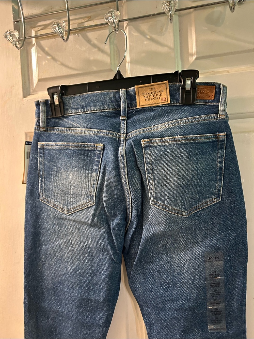 Polo by Ralph Lauren Distressed Blue Denim Jeans - Picture 4 of 4